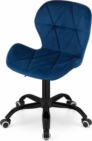 OFERTA Scaun de birou albastru inchis NOTO VELVET II. calitate