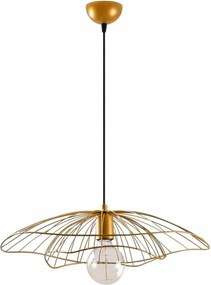Lustra TEL 6502, auriu, metal, 50x111 cm