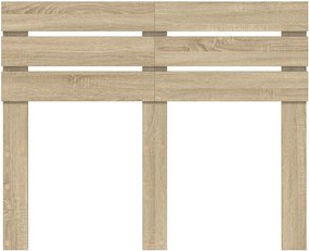 vidaXL Tăblie cap Stejar Sonoma 120 cm Lemn compozit