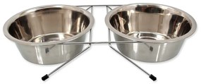 Set boluri cu suport pentru câini din oțel inoxidabil ø 21 cm Dog Fantasy – Plaček Pet Products