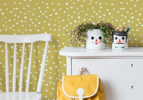 Fototapet, Rebel Dot, Papaya, Rebel Walls