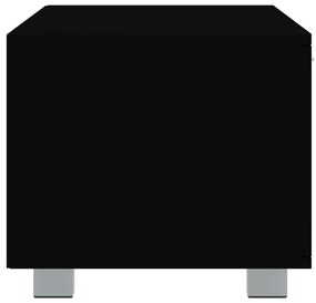 Comoda TV, negru, 140x40,5x35 cm, lemn prelucrat 1, Negru, 140 x 40.5 x 35 cm