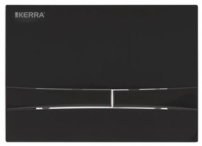 Capac de toaletă Adriatic negru pentru setul K-50 Slim