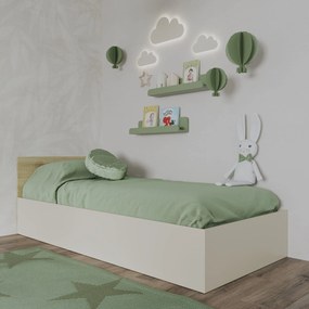 Pat Malmo, 200 x 90 cm, Stejar Artisan/Argila