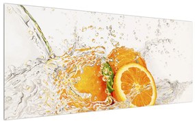 Tablou cu portocale apetisante (120x50 cm), în 40 de alte dimensiuni noi