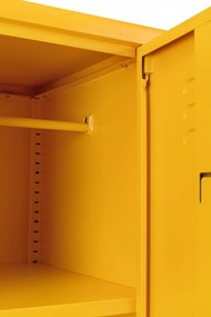 Dulap cu doua usi, galben, 50x80x185 cm, Cambridge, Yes