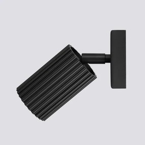 Spot de perete Sollux SL.1578 KARBON 1xGU10/10W/230V negru