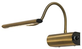 Lampă de perete Art Deco bronz cu LED - Tablou
