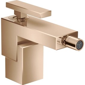 Baterie bideu red gold lucios cu ventil click-clack inclus Hansgrohe Axor Edge Red gold lucios