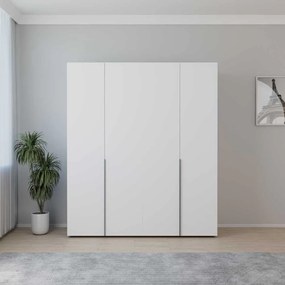 Dulap Haine Adore Oryana cu 4 usi cu rafturi si umerasi, 180 x 210 x 62 cm