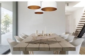 Plafonieră SPACE 3xE27/60W/230V alb/auriu