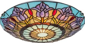 Brilagi - Plafonieră Tiffany cu vitralii LORAS 2xE27/60W/230V
