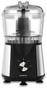 Robot de bucatarie 3in1 Kumtel HFP-02, 350W, Blender, Tocator, Razatoare, 500ml, 2 viteze, Fara BPA, Inox / Negru