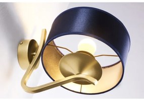 Jupiter 2115 - Aplică de perete KASZMIR 1xE27/15W/230V albastru/auriu