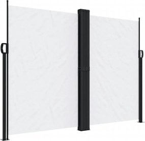 vidaXL Copertină laterală retractabilă, alb, 180x600 cm