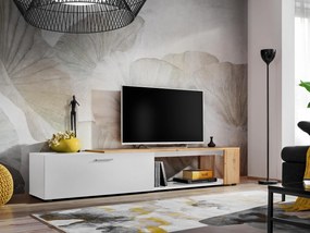 Mobilier living Mantes WWT31 (alb mat + stejar wotan). 1097680