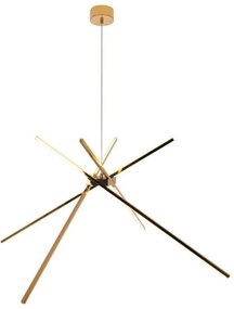 Lustra LED suspendata design modern SPIDER aurie