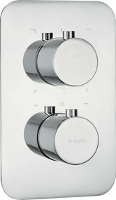 Corp incastrat pentru baterie dus Deante Box crom