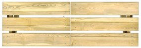 Set mobilier de gradina, 3 piese, lemn de pin tratat