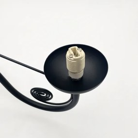 Lustră pe lanț Brilagi COTTAGE 5xG9/40W/230V negru/alb