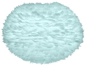 Abajur modern cu pene de gasca EOS mediu albastru deschis, 65cm 2047 VTC