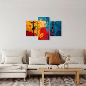 Tablou - Linii electrice abstracte (90x60 cm)