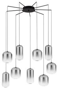 Lustra cu 9 pendule LED design modern AELIA