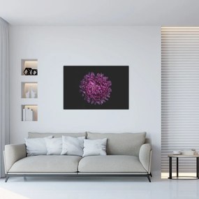 Tablou cu floare violetă (90x60 cm)