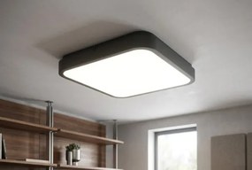 Brilagi - Plafonieră LED pentru baie ZENNA, 36W, 230V, 41x41 cm, IP44, negru