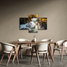 Tablou - Râul din pădure (90x60 cm)