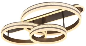 Plafonieră LED dimabilă Globo 67314-75 GROUNI LED/75W/230V + telecomandă