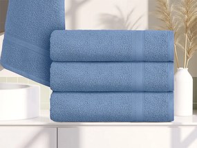 Prosop CLARYSSE ELEGANCE 70x140 cm albastru, 100% bumbac