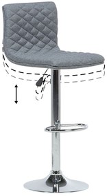Set scaune tip bar 2buc. Orlo (gri). 1009850