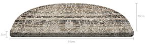 Covorașe pentru scări bej în set de 16 bucăți 65x20 cm Cottage Warmth - Vitaus