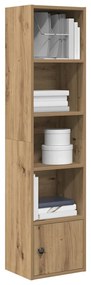 vidaXL Bibliotecă, stejar artizanal, 31x24x127 cm, lemn prelucrat