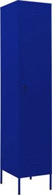 vidaXL Dulap de vestiar, bleumarin, 35x46x180 cm, oțel