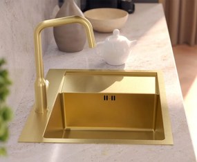 Chiuveta inox RUSSEL 116 auriu