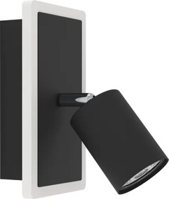 Eglo 901634 - Aplică spot de perete RIMBOCCHI LED/7W/230V, neagră