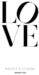 Poster Personalizat LOVE