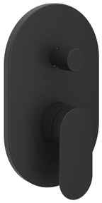 Ravak X070466 - Baterie de duș pentru montaj ascuns CHROME, neagră