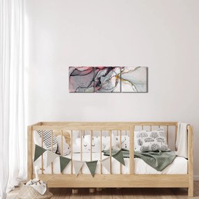 Tablou abstractie (cu ceas) (90x30 cm)