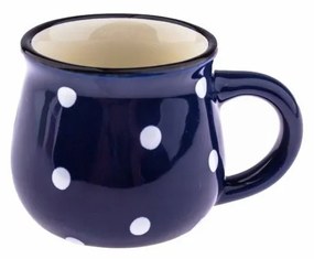 Cană din ceramică Dots 75 ml, albastră, 75 ml