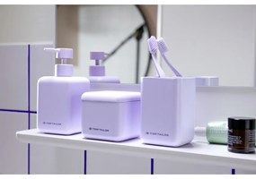 Suport pentru periuța de dinți mov din polirășină Tom Tailor T-Rounded – Wenko