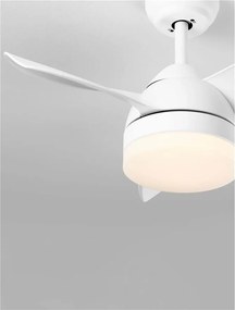 Lustra LED cu Ventilator si telecomanda NERINA alb