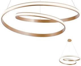 Redo 01-1796 - Lustră LED pe cablu TORSION LED/40W/230V, bronz