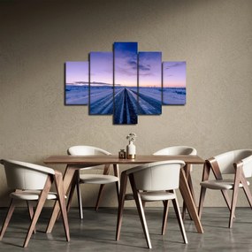 Tablou - autostrada iarna (150x105 cm)