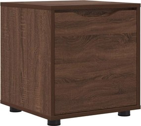 vidaXL Dulap de Baie Stejar închis 40,5 x 40 x 44 cm Lemn compozit