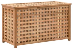 vidaXL Cufăr de rufe, 77,5x37,5x46,5 cm, lemn masiv de nuc