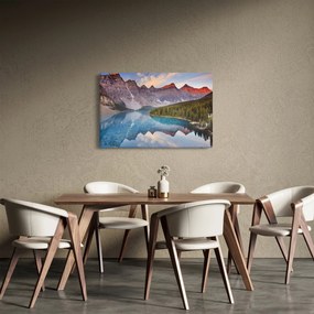 Tablou - Peisaj montan din Canada (90x60 cm)