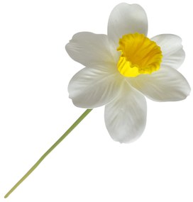 Narcisa alba artificiala, Bella, 40cm